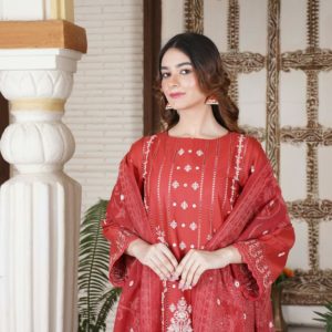 Stunning portrait of a woman in traditional South Asian attire, showcasing elegant style in Lahore.